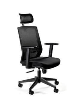 Office Ergonomski pisarniški stolček Unique ESTA črn