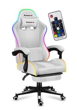Huzaro Huzaro FORCE 4.7 RGB White gaming stol