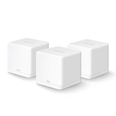 slomart Mercusys AC1300 Celoviti Mesh Wi-Fi sistem, 3 enote, starševska zaščita, dvojni pas, hitrosti do 1300 Mbps