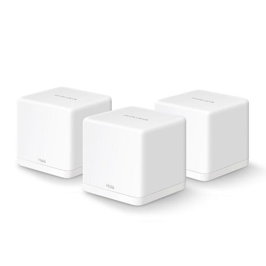 slomart Mercusys AC1300 Celoviti Mesh Wi-Fi sistem, 3 enote, starševska zaščita, dvojni pas, hitrosti do 1300 Mbps