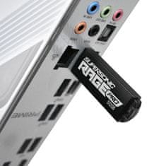 slomart USB ključek Patriot Memory PEF512GRGPB32U, 512 GB, USB Type-A, 3.2 Gen 1, črn, z aluminijasto ohišje, hitrost branja 420 MB/s