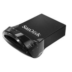 SanDisk SanDisk Ultra Fit USB ključek 64 GB, USB Type-A 3.2 Gen 1, brez pokrovčka, črn, hitrost branja 130 MB/s