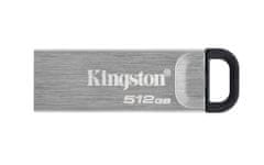 Kingston Kingston Technology DataTraveler 512GB Kyson USB ključek - hitrost branja 200 MB/s, srebrna barva, capless oblikovanje