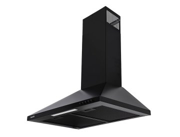 MAAN MAAN VELA 2 50 Črna Kuhinjska Nape z LED Osvetlitvijo in 3 Hitrostmi, Ducted/Recirculating, 315 m³/h