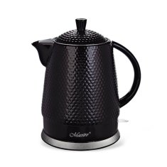 MAESTRO Kuhinjski električni grelnik vode MAESTRO MR-069-BLACK keramika, 1.5 L, samodejno izklop, črna barva