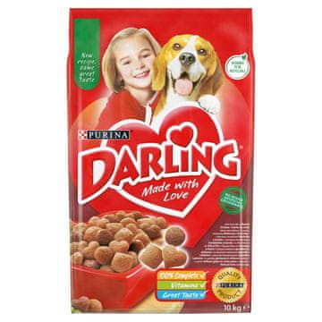 slomart PURINA Darling Govedina s piščancem - suha hrana za pse - 10 kg