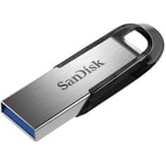 SanDisk SanDisk Ultra Flair USB ključek 32 GB, USB Type-A 3.2, črn, kapacitivni, kovinska ohišja, hitrosti branja 150 MB/s