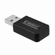 Gembird Gembird WNP-UA1300-03 Kompaktni dvopasovni AC1300 USB Wi-Fi adapter z notranjo anteno, črn, za PC/Laptop