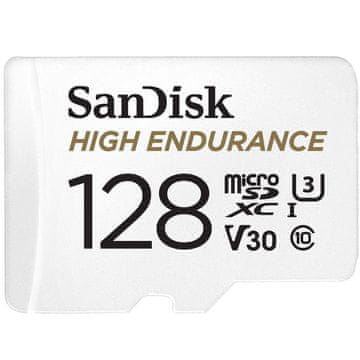 SanDisk SanDisk 128 GB MicroSDXC UHS-I Class 10 - Visokotrajni spomin, vodoodporen, odporen na udarce, hitrosti branja: 100 MB/s