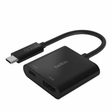 Belkin Belkin AVC002BTBK računalniška postaja USB 3.2 Gen 1 (3.1 Gen 1) Type-C, črna, Plug and Play, podpora za Windows in Mac, 60 W Power Delivery