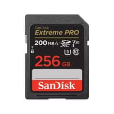 SanDisk SanDisk Extreme PRO 256 GB SDXC UHS-I Class 10 - Visokohitrostna spominska kartica z zaščito pred udarci in vodo