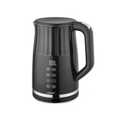 MAESTRO Kuhalnik MAESTRO MR-049, kapaciteta 1.7 L, inox notranjost, ergonomski ročaj, 1850-2200 W, funkcija ohranjanja temperature, črn/transparenten