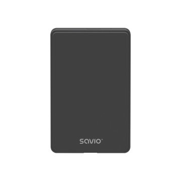 SAVIO Savio 2.5" zunanja ohišje za HDD/SSD, USB 3.0, AK-65, črna, podpora za 2 shranjevalne naprave