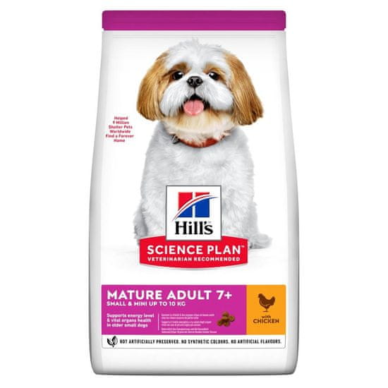 Hill's HILL'S Science Plan Mature Adult Small &amp; Mini - suha hrana za pse - 1,5 kg