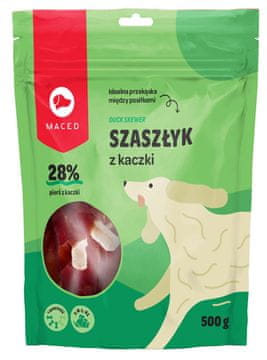 MACED MACED Račji ražnjič za pse, 500 g