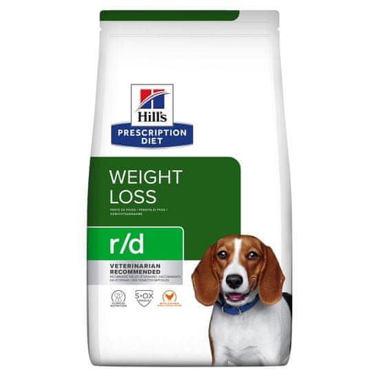 Hill's HILL'S PRESCRIPTION DIET Canine r/d Suha hrana za pse Piščanec 1,5 kg