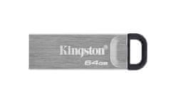 Kingston Kingston Technology DataTraveler 64GB Kyson USB flash pomnilnik, srebrne barve, hitrost branja do 200 MB/s, USB 3.2 Gen 1