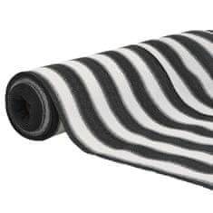 Vidaxl Zaščitna mreža antracit in bela 1,5x10 m HDPE 150 g/m²