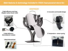 TURBO Fan Ventilator štedilnika 2 Strom Nickel