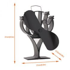 TURBO Fan Ventilator peči 2 Tree