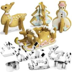 UNBRANDED Rezalni set - Christmas Ruhhy 22015 