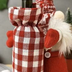 UNBRANDED Božični škratek z vrečko za steklenice Ruhhy 22508 