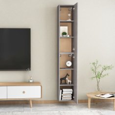 Vidaxl TV omarica 2 kosa betonsko siva 30,5x30x90 cm inženirski les