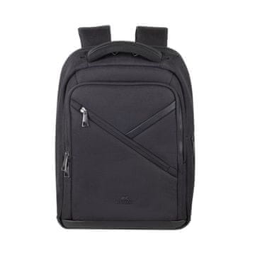 RivaCase ECO nahrbtnik za MacBook Air 15 in prenosnike do velikosti 14-palcev, črn (8126 BLACK)