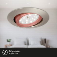 BRILONER vgradna LED svetila 1xGU10 3W IP23 3000K