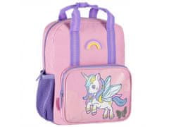 STARPAK Unicorn predšolski nahrbtnik za deklice 26x23x9cm, utrjen