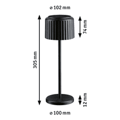 Paulmann Solarna LED svetilka 2,5W IP44 2700K