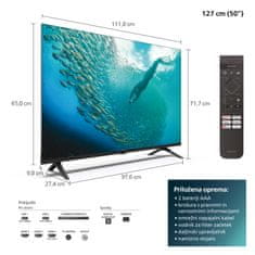 Philips 50PUS7009/12 4K UHD LED televizor, Smart TV