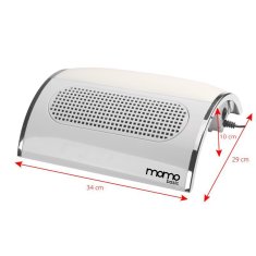 Momo Momo Basic 585 beli zbiralnik prahu