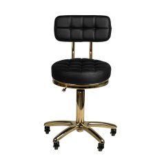 ACTIVESHOP Zlata AM-961 črna kozmetična stolica