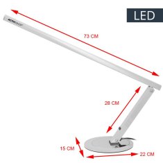 ACTIVESHOP Tanka LED aluminijasta namizna svetilka