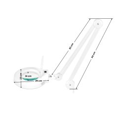 Eprim S4 LED povečevalna luč + stativ