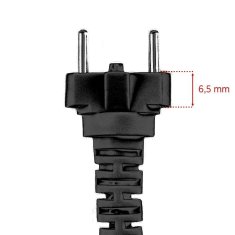 Eprim Saeyang kabel za Marathon SDE-H200, SDE-SH300S, SDESH30N, SDE-M33E, SDE-M40ES, SH37LN, SH37LSP glavo, črn