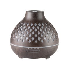 ACTIVESHOP Aroma difuzor vlažilnik zraka spa 10 temno leseno 400 ml + časovnik