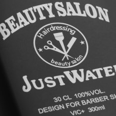 ACTIVESHOP Barberjeva razpršilna steklenička, črna, 300 ml