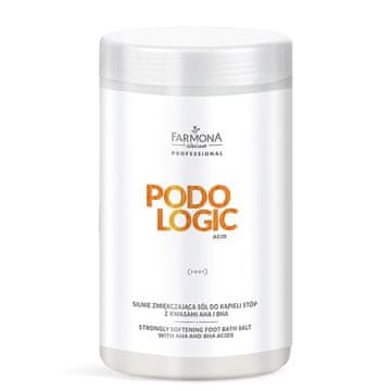 FARMONA FARMONA PROFESSIONAL PODOLOGIC ACID Močno mehčalna sol za kopel stopal z AHA in BHA kislinami 1500 g