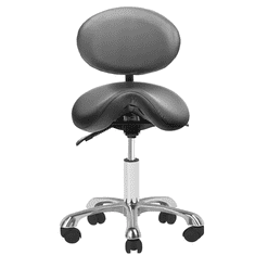 ACTIVESHOP Giovanni 1025 črni kozmetični stolček
