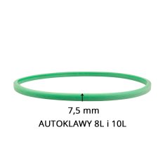 Eprim Woson silikonska tesnila za avtoklave 10 L in 12 L, zelena, 7,5 mm
