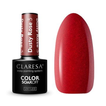 Claresa CLARESA hibridni lak za nohte DUSTY ROSE 3-5g