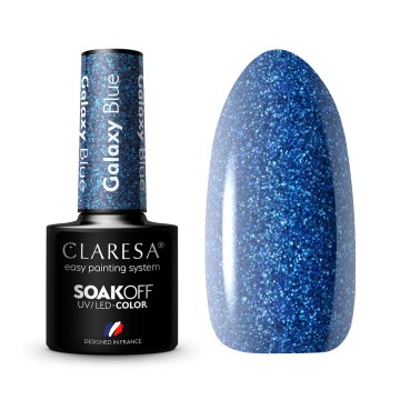 Claresa Lak za nohte CLARESA Galaxy Blue hibridni 5 g