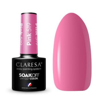 Claresa CLARESA hibridni lak za nohte ROZA 519 -5 g
