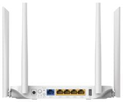 STRONG dvopasovni usmerjevalnik 1200S/ stojalo Wi-Fi. 802.11a/b/g/n/ac/ 1200 Mbit/s/ 2,4 GHz in 5 GHz/ 4x LAN/ 1x WAN/ 1x USB/ bel