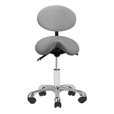 ACTIVESHOP Giovanni 1025 siv kozmetični stolček