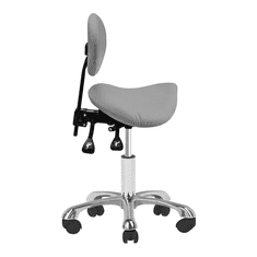 ACTIVESHOP Giovanni 1025 siv kozmetični stolček