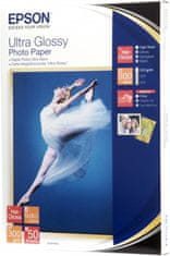 Epson Photo Paper C13S041944/ Ultra Glossy Photo Paper 13x18/ 50 listov