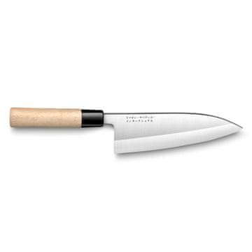 Kuchyňský nůž Lion Sabatier International, 974684 Deba, japonský nůž, rukojeť zebrano